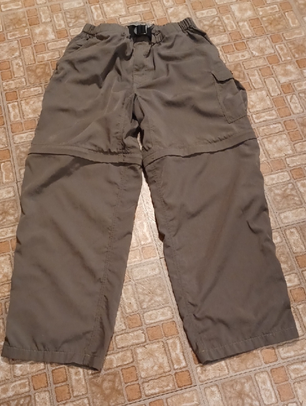 Kathmandu Men's Convertible Cargo Pants - Olive Hiking Pants Size Large